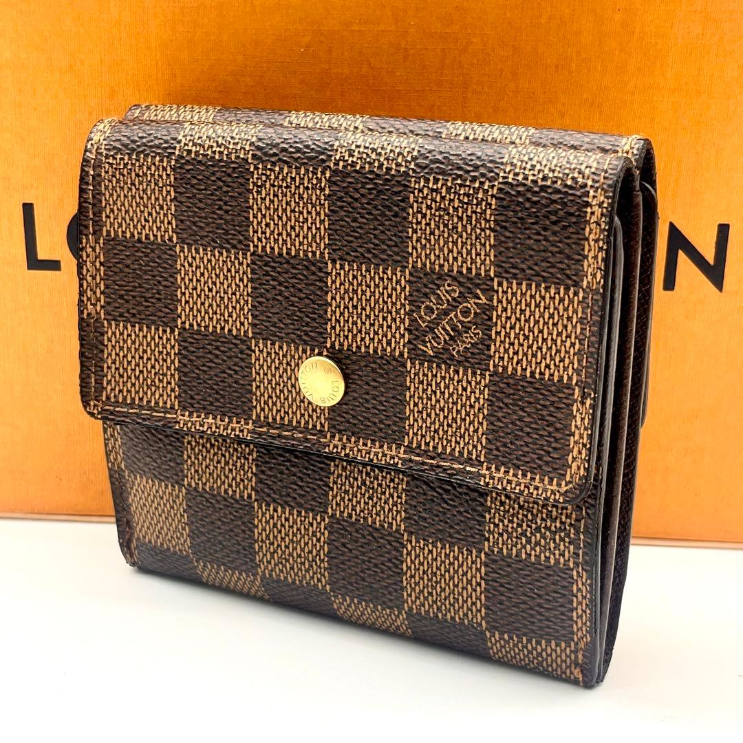 ルイヴィトン ダミエ 3つ折り財布 ポルトモネビエカルトクレディ 正規