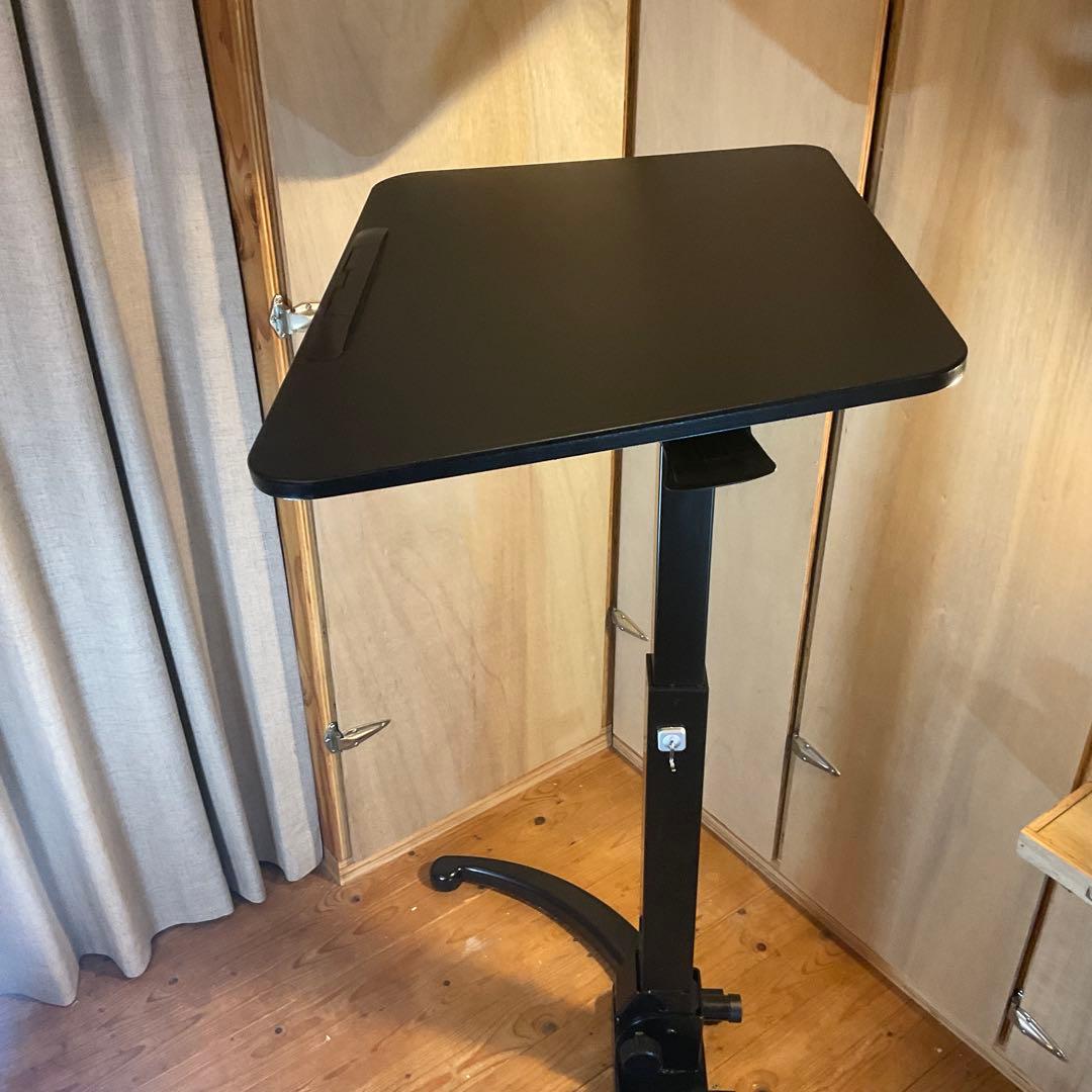 美品！モバイルラップトップ スタンディングデスク 折りたたみテーブル テレワーク