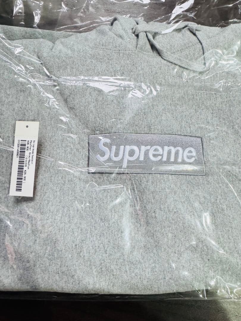 M Supreme Box Logo Hooded Sweatshirt 灰
