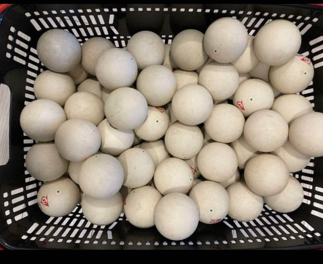 ソフトテニスボール100球② ダンロップ公認球9割以上 ソフトテニスボール100球② ダンロップ公認球9割以上 テニスボール