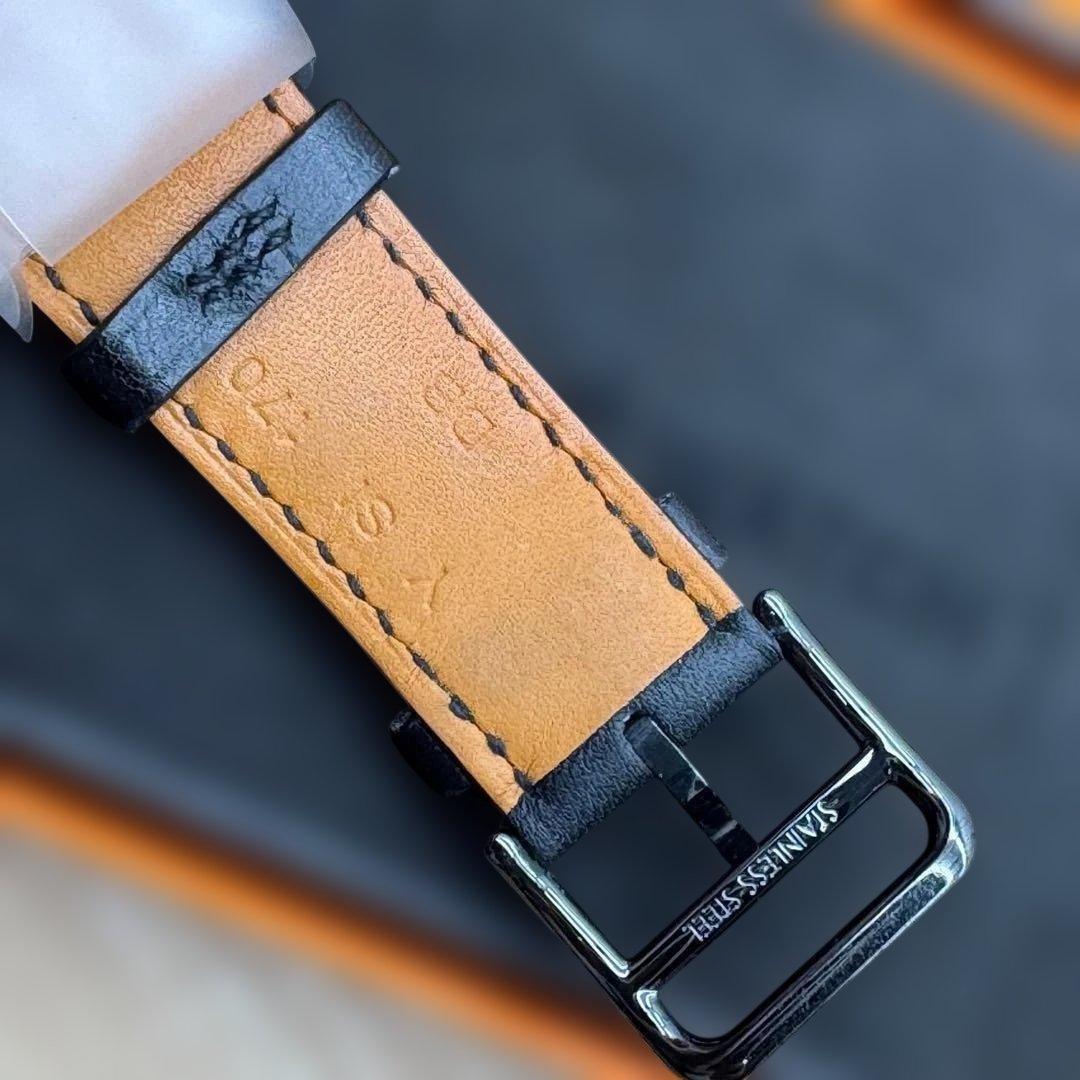 Apple Watch エルメス ブラック ドゥブルトゥール 二重 - メルカリ