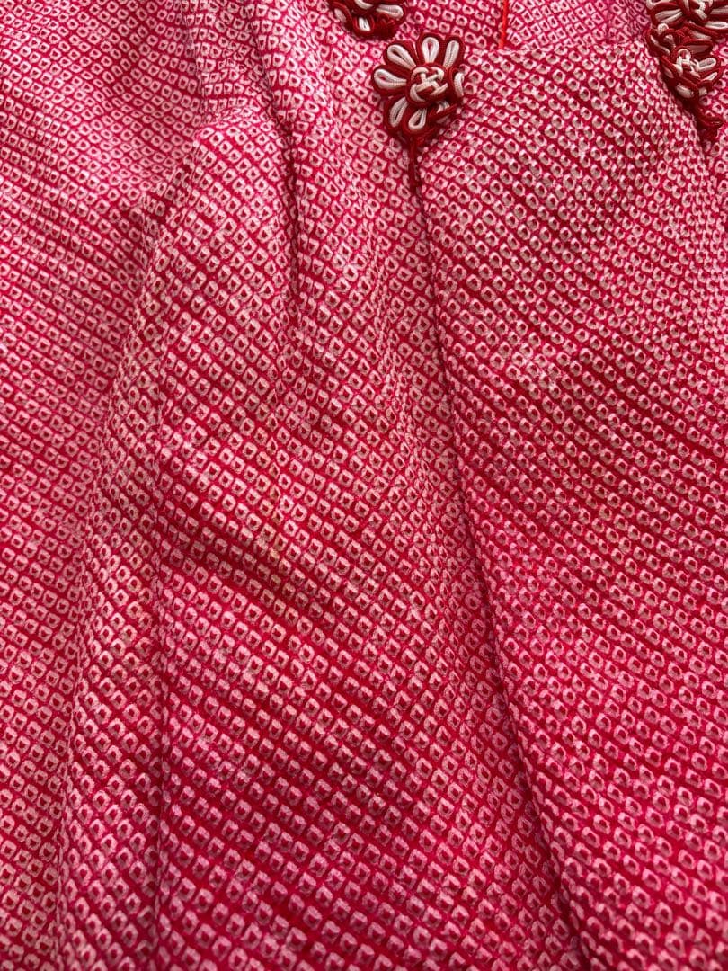 七五三　被布　着物　セット　絞り　総絞り