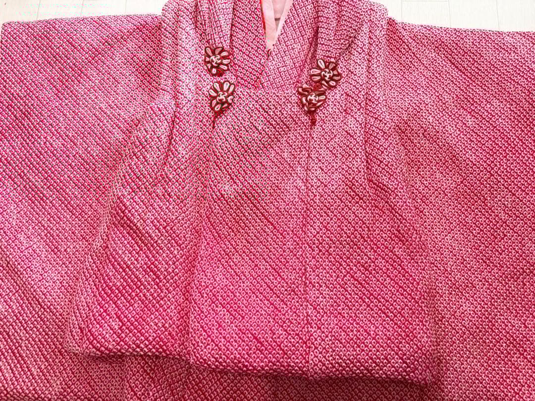 七五三　被布　着物　セット　絞り　総絞り