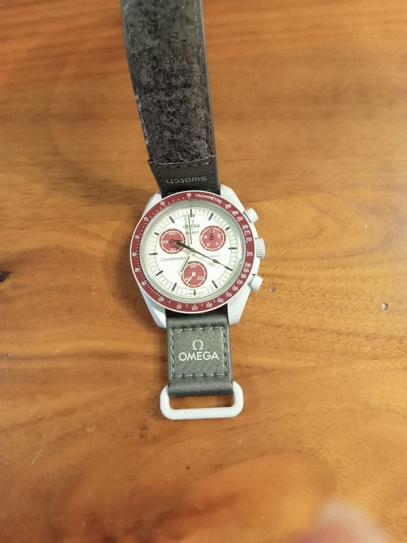 OMEGA クロノグラフ ラバーベルト