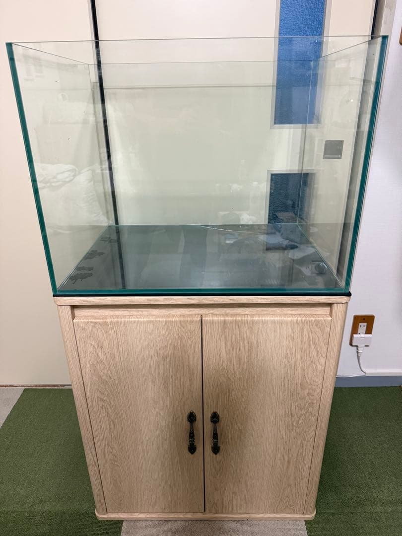 (引取限定)中古水槽・リメイク水槽台セット 60×45×45