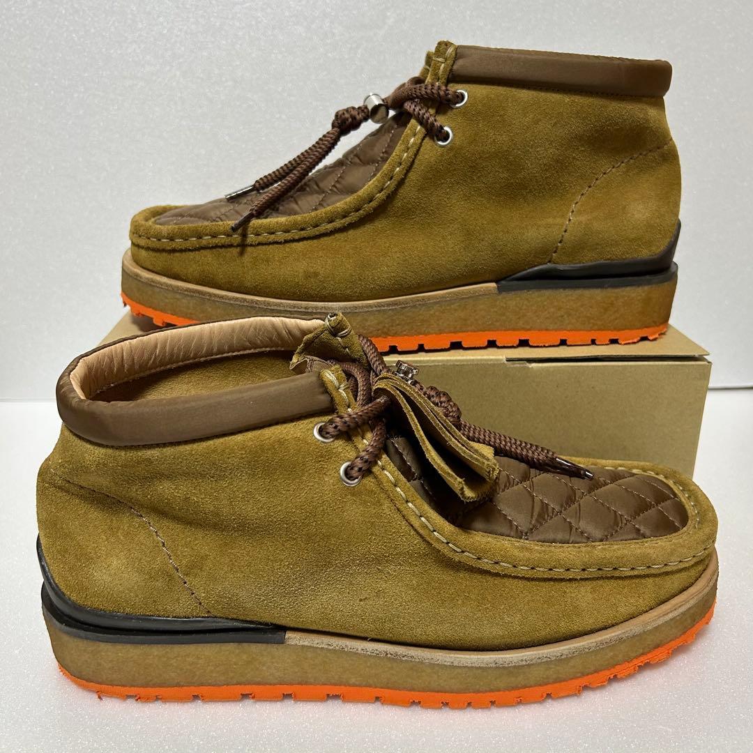 【希少】MONCLER × Clarks Wallabee 26cm コラボ