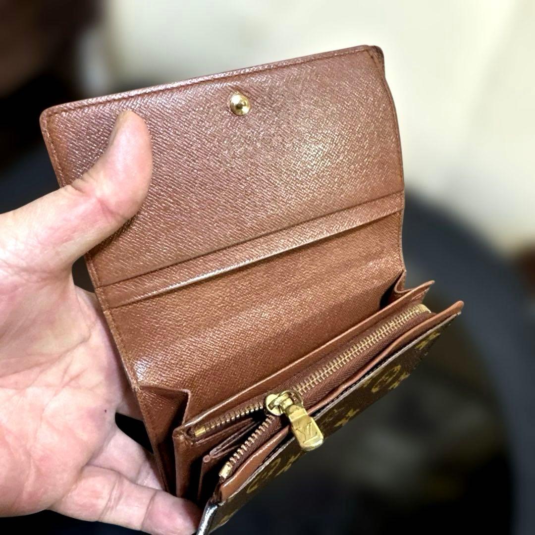 13☆優良品☆ モノグラム♪Ｌ字型ファスナー財布