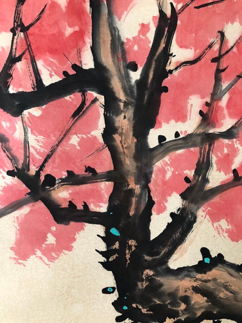 徐悲鸿 馬図 掛け軸 四尺 手描き 中国美術 絵画 書画 馬 人物画 インテリア