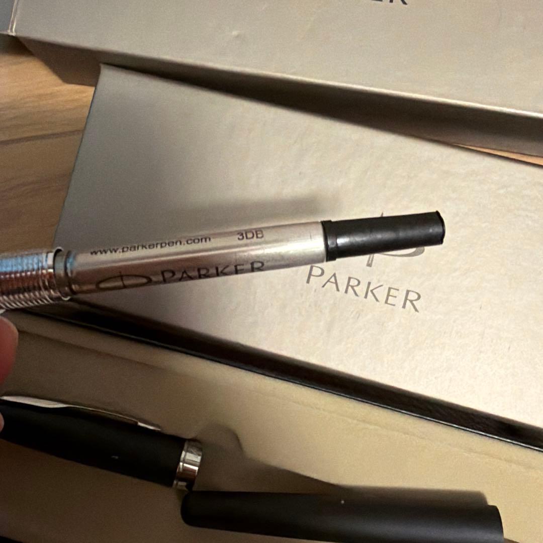 未使用 PARKER 黒 ボールペン 専用ケース付き - メルカリ