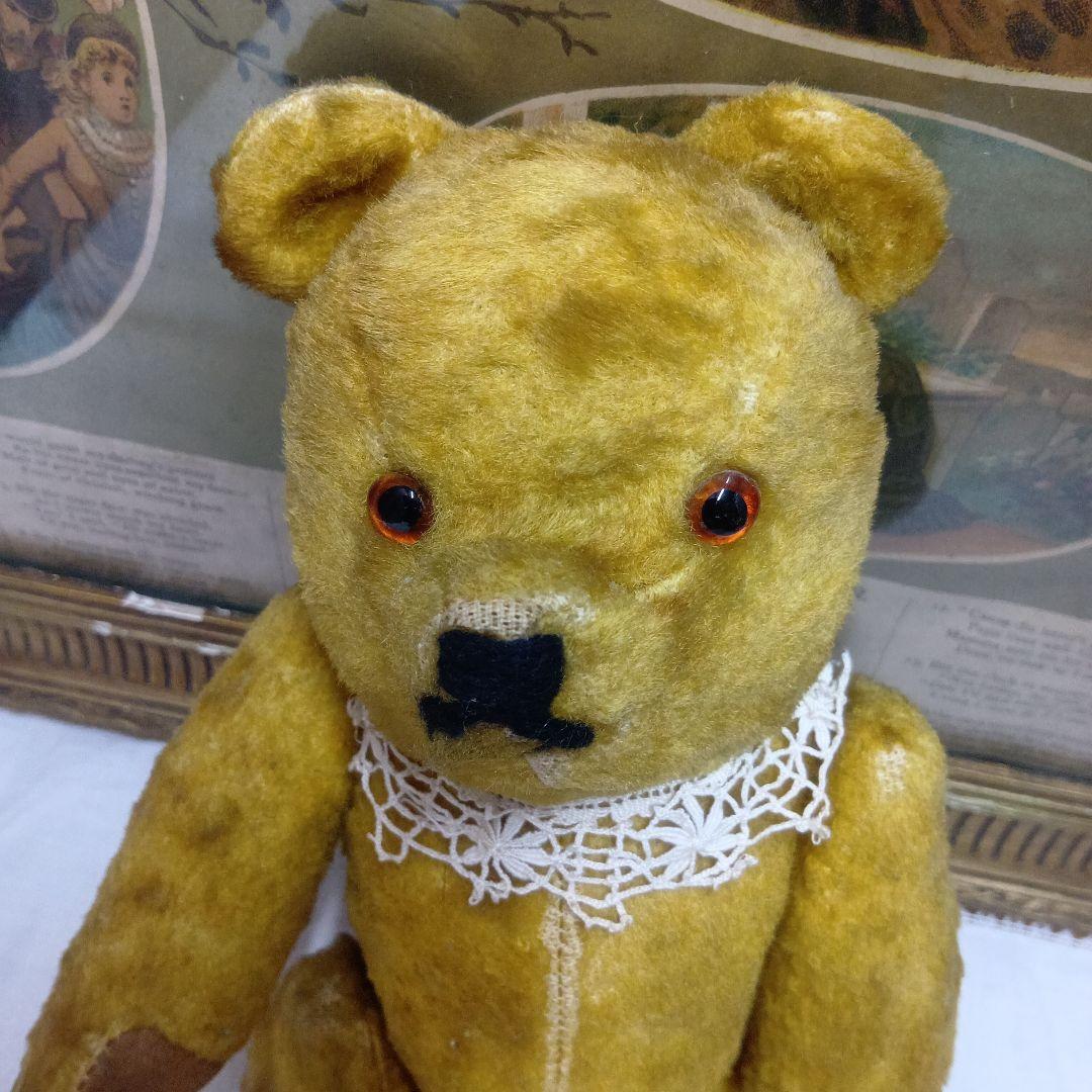 ♥フランスからやって来た素直そうな　アンティーク　テディベア♥
