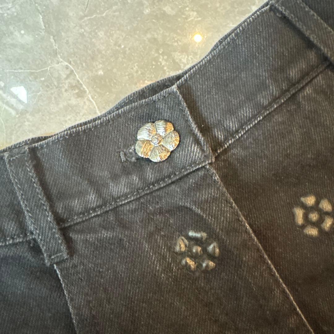 CHANEL 花模様キュロット 34 短くお直し済み コレクション