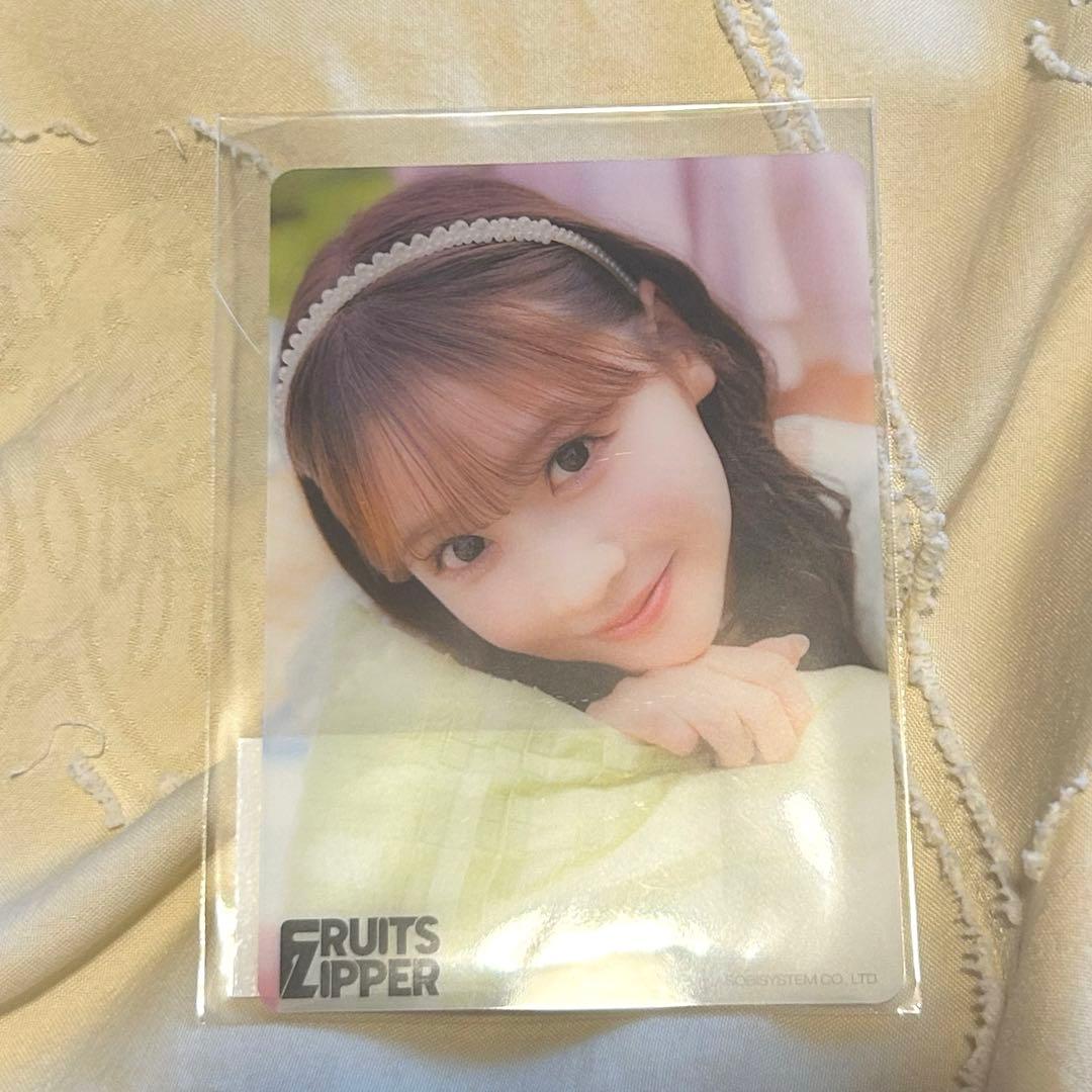 FRUITS ZIPPER 3周年 すきくじ クリアカード 櫻井優衣 - メルカリ