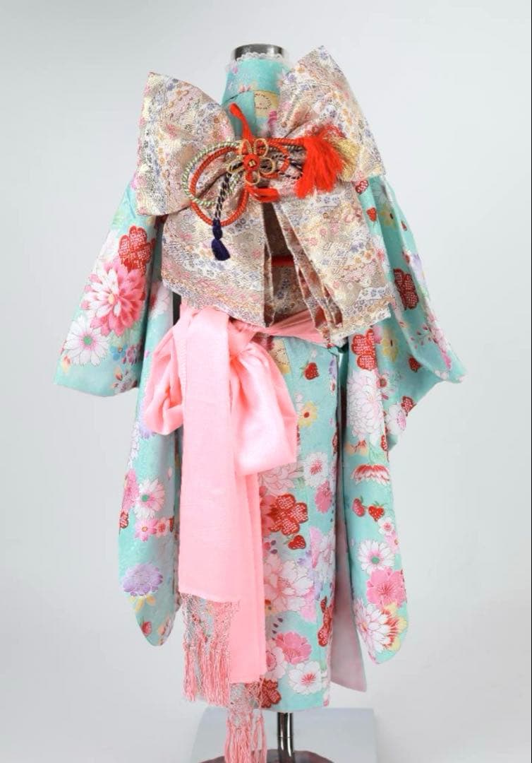 値下げ‼️美品✨格安✨七五三着物✨水色✨7歳