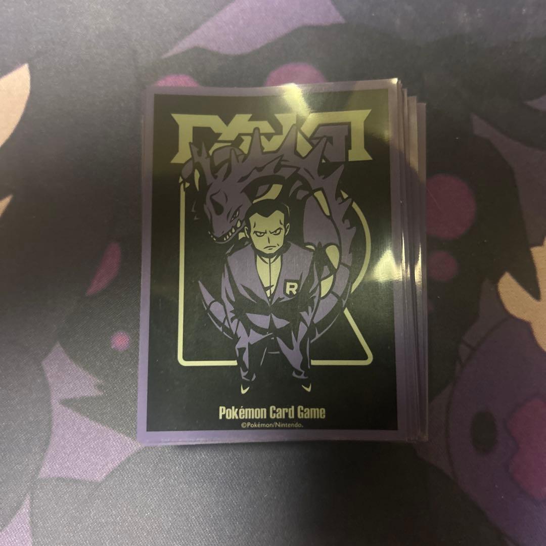 ポケモンカードゲーム デッキシールド SECRET TEAMS R サカキ 未開封