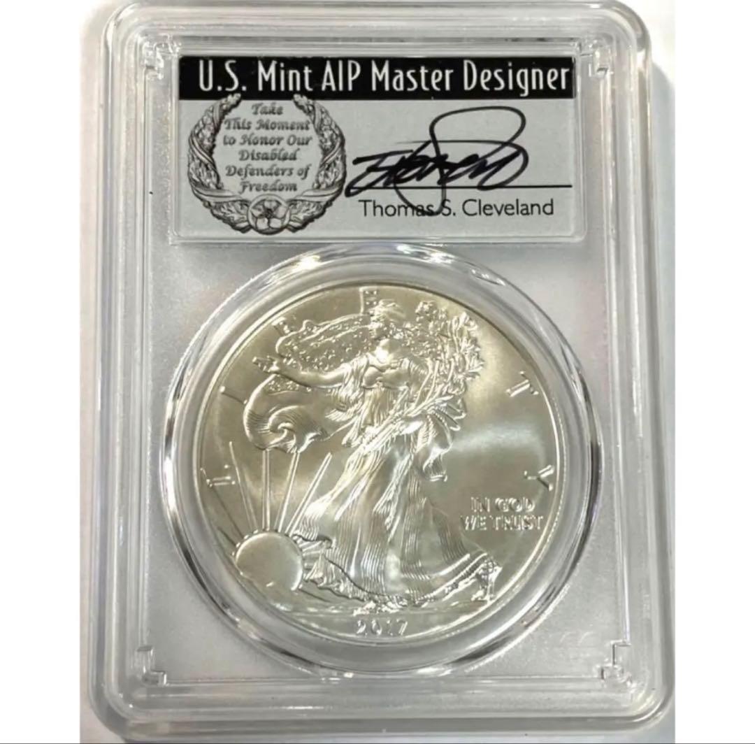 ☆年内限定値引☆1ドル銀貨アメリカ2017-W $1☆PCGS鑑定 SP70 - メルカリ
