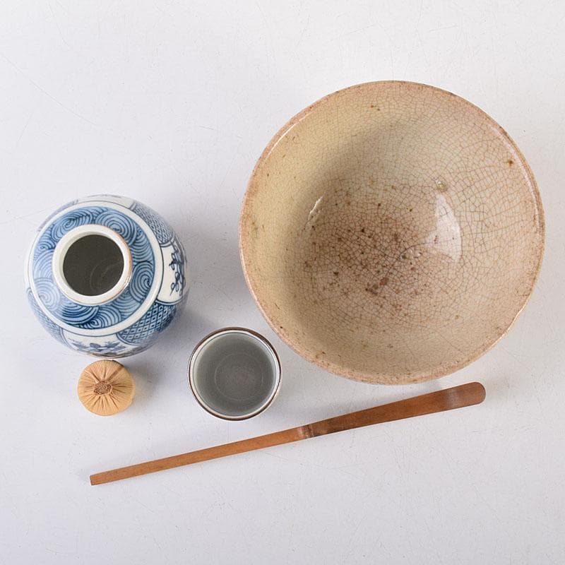 茶道具 黒塗茶箱 茶碗 朱塗 棗 香合など 十一点 一式 仕