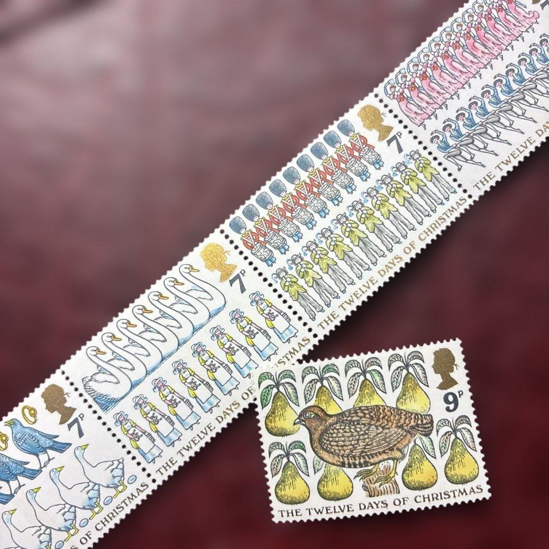 76939セール現品限 折畳発送外国切手 イギリス発行xマス6種揃 - メルカリ