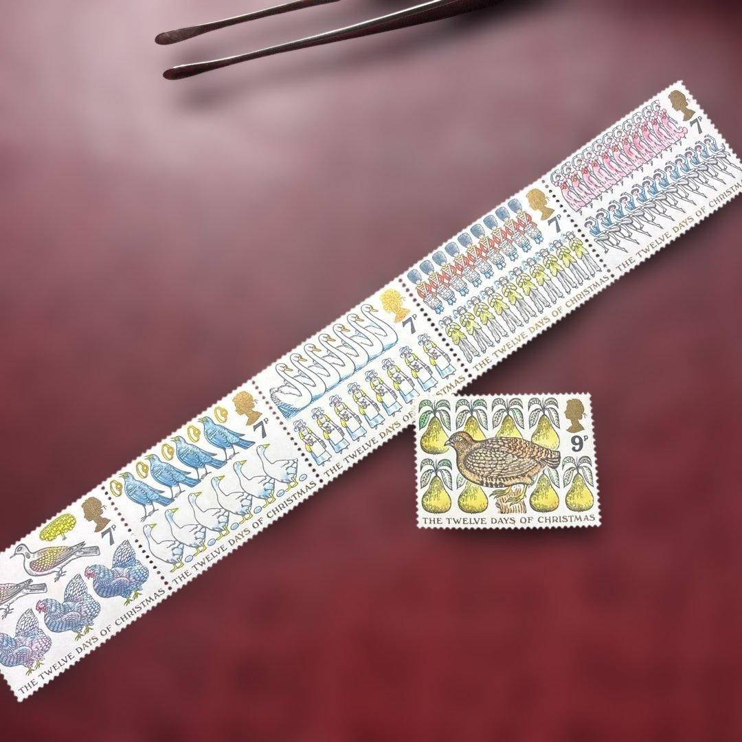 76939セール現品限 折畳発送外国切手 イギリス発行xマス6種揃 - メルカリ