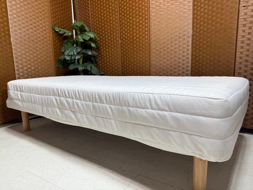 #15定価34,900円　無印良品脚付きマットレス(シングル) ※搬入・設置無料