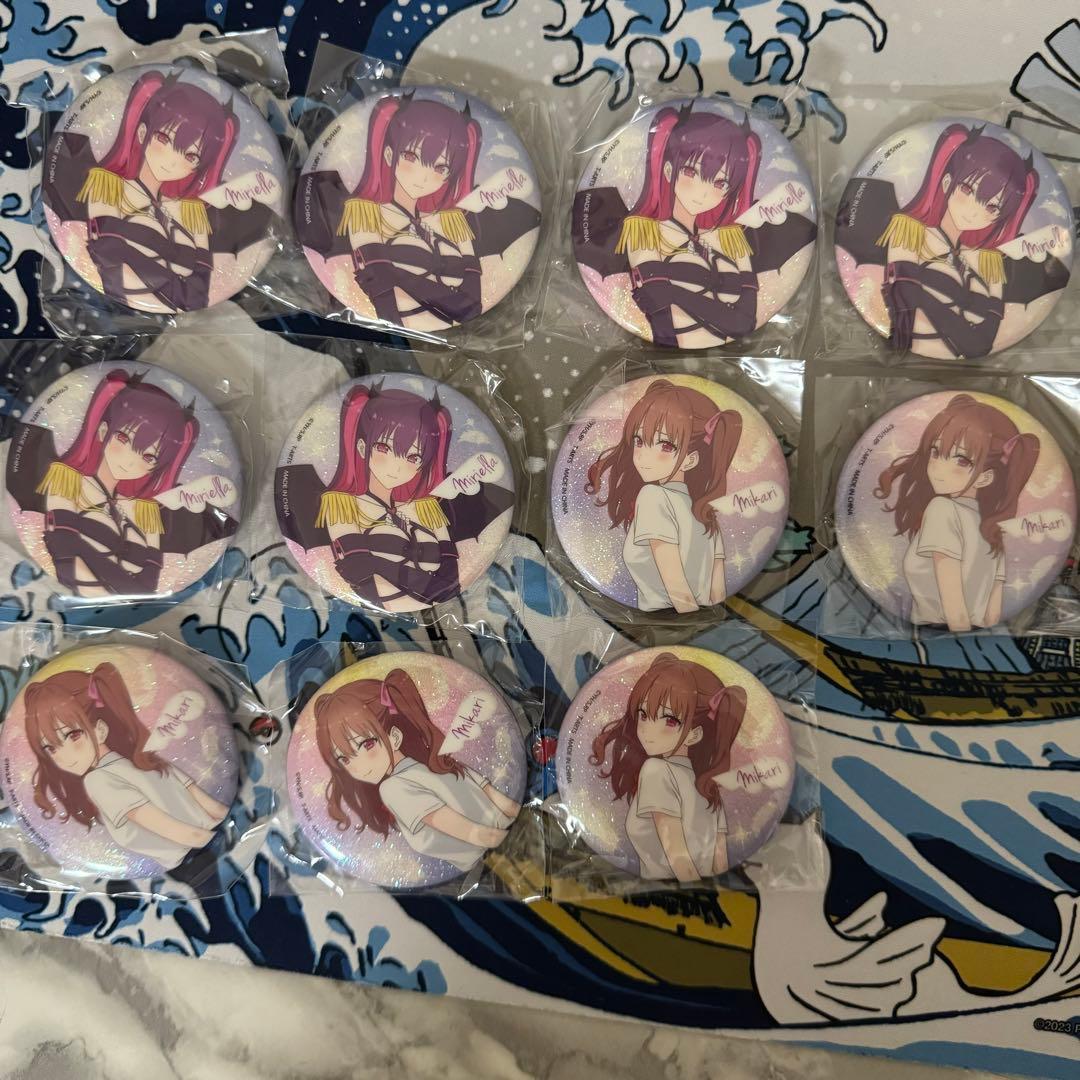 2.5次元の誘惑 橘美花莉 ミリエラ 缶バッジ キラキラ缶バッジ
