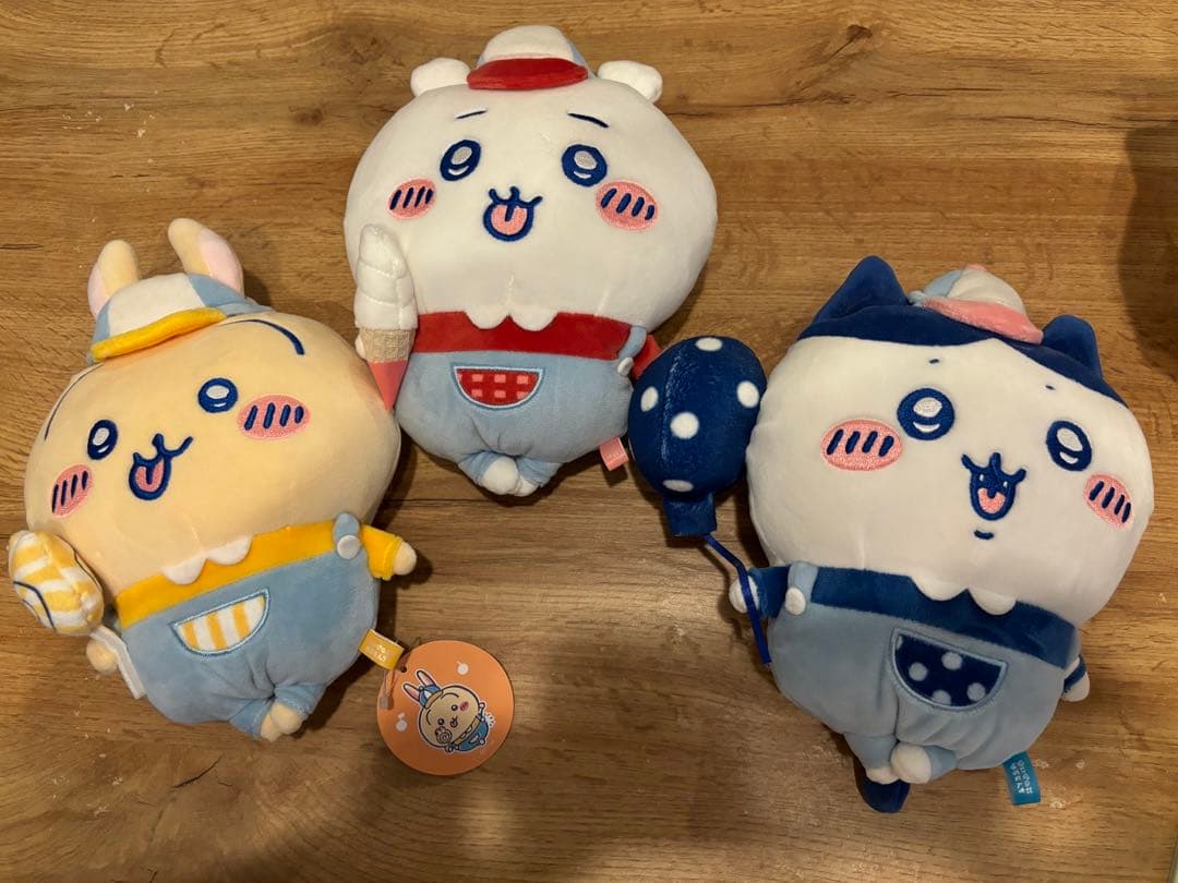 ちいかわわくわくゆうえんち 3体セットぬいぐるみSワクワクゆうえんち