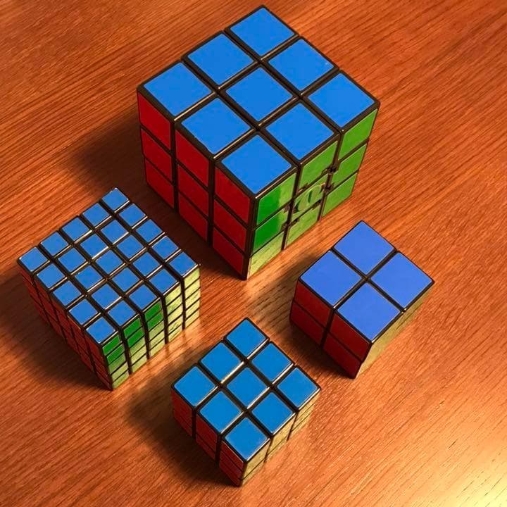 ルービックキューブ 4種類 まとめ売り クリスマスプレゼント 昭和