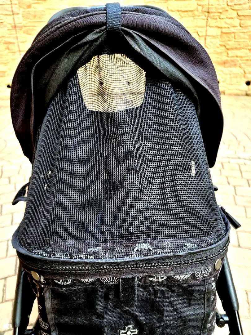 アウトレット ペットパラダイス ペットカート 王冠柄 多頭用