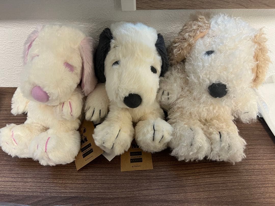 スヌーピー ミュージアム　snoopy ぬいぐるみ オラフ　アンディ　5点