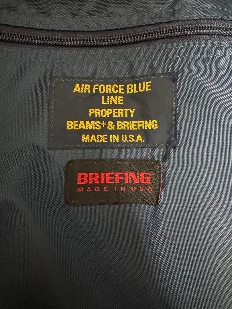 値下ブリーフィング ビームスネオトリニティ3way AIR FORCE BLUE