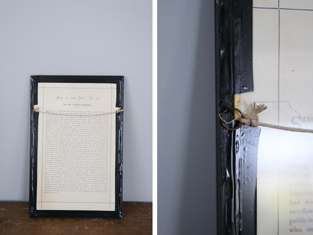 英国アンティーク古いパロディプリント絵/壁飾り/ウォールアート(87-277)