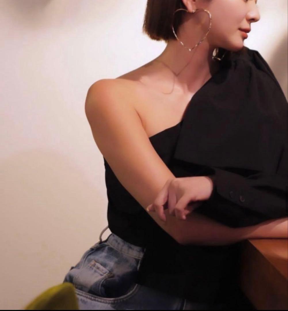 mayuco.ゴールドピアス akikiコラボ ハートフープ