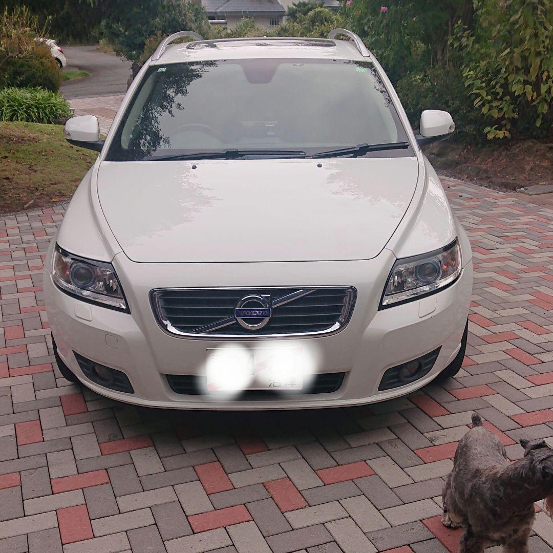 ボルボ V50 クラシック HDDナビ 革シート サンルーフ 予備検対応