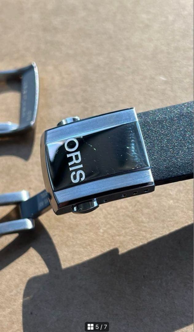 ORIS ブラックラバーベルト 01 427 174 FC