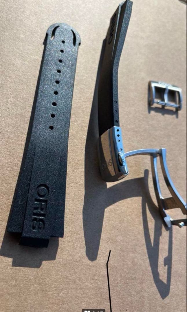 ORIS ブラックラバーベルト 01 427 174 FC