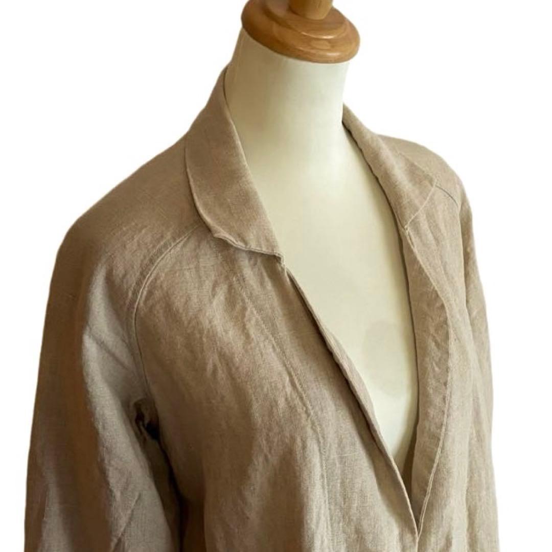 【ORGUEIL】 リネン100% ガウンコート