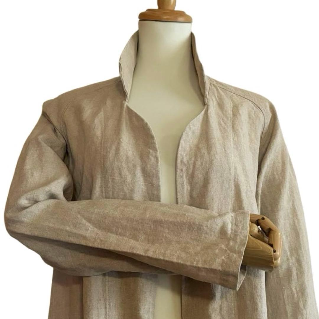 【ORGUEIL】 リネン100% ガウンコート