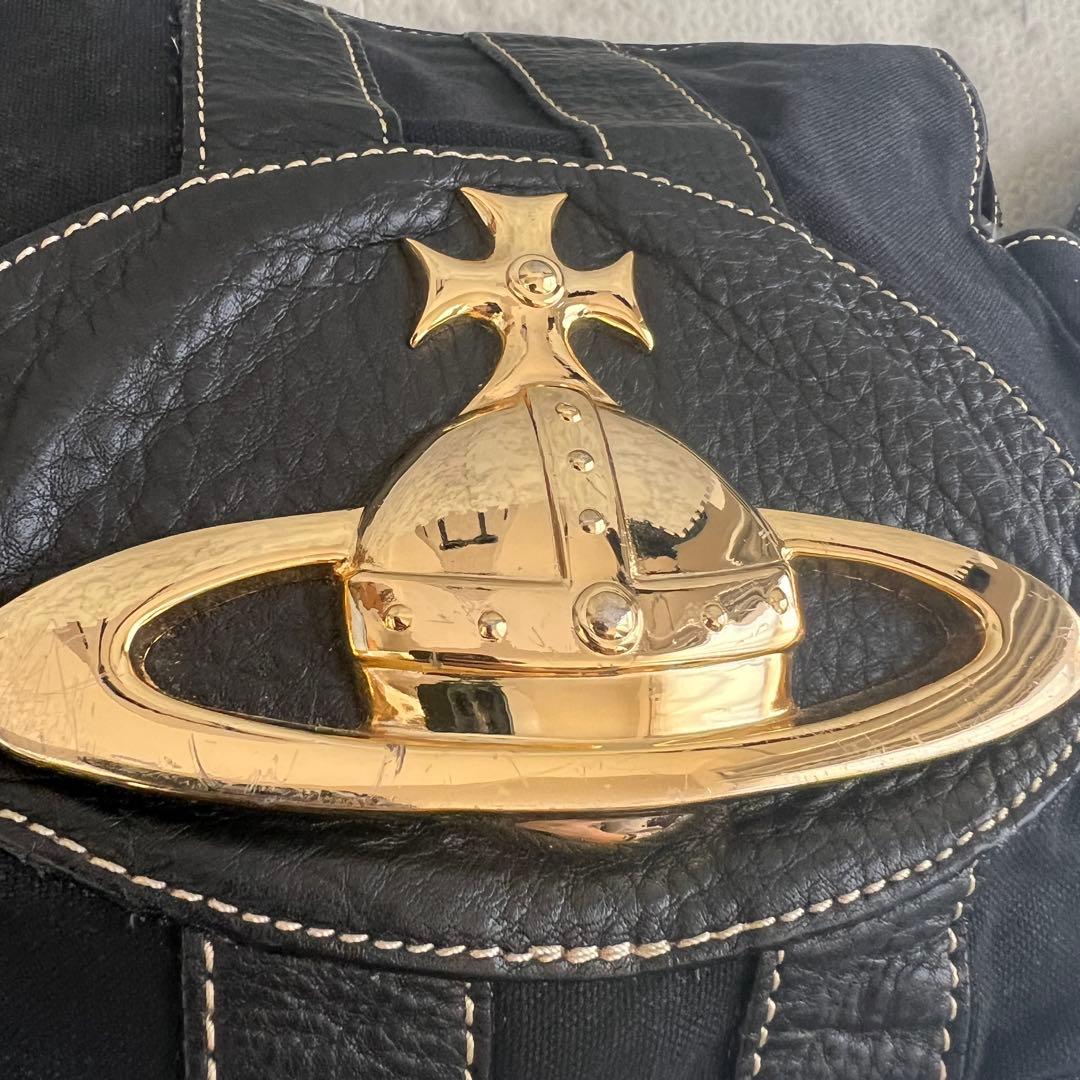 ヴィヴィアンウエストウッド ベイカーストリート ショルダーバッグ ビッグオーブ