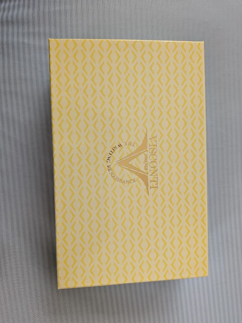 Visconti万年筆ヴァンゴッホVangogh.青赤マーブル模様14K白金