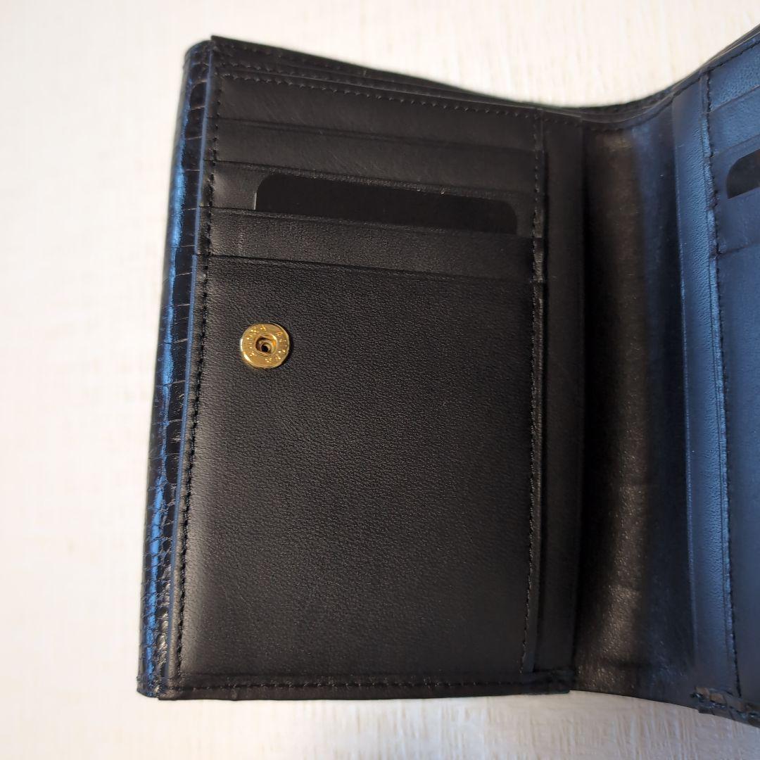 YVES SAINT LAURENT ブラック二つ折り財布