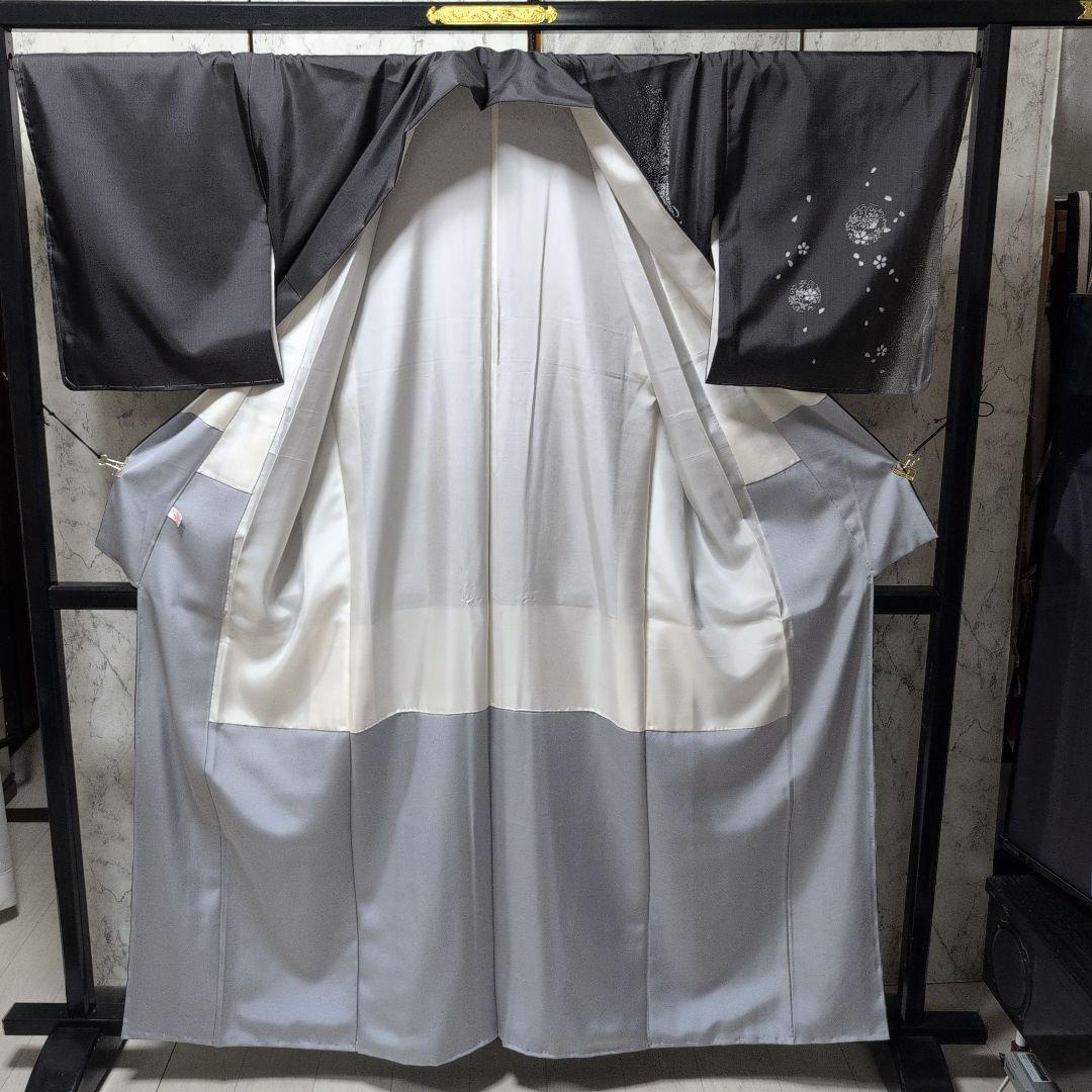 染大島] 上質正絹付け下げ 永久きららガード保証付き