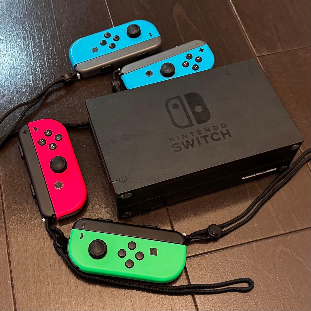 Nintendo Switch 本体　青/ピンク/緑ジョイコン ニンテンドー