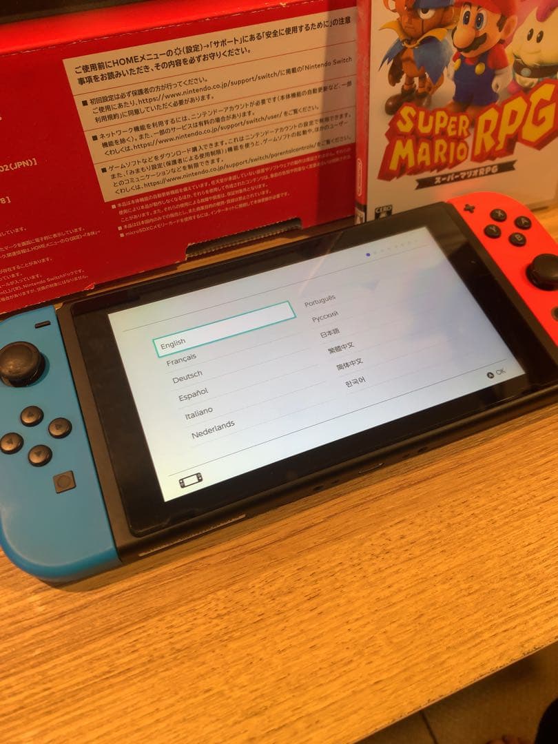 Nintendo Switch + Super Mario RPG+sdカード