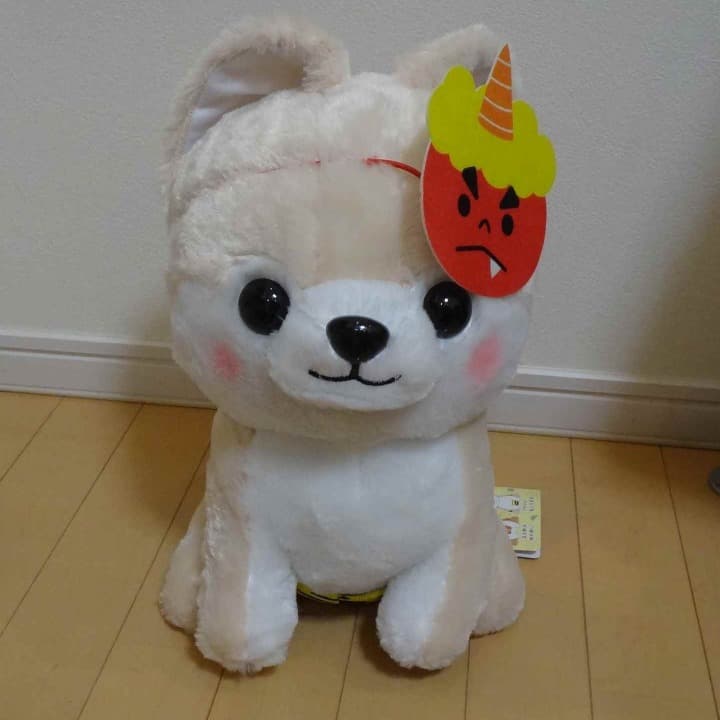 豆しば三兄弟　さすけ　昔ばなし　鬼　BIG ぬいぐるみ Amazon.co.jp: 豆しば三兄弟 さすけ 昔ばなし 鬼 BIG ぬいぐるみ