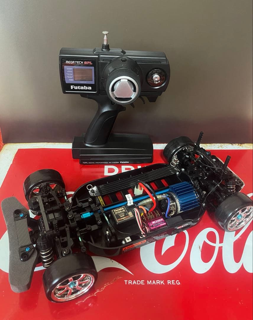 ★美品1/10 タミヤTT-01D フタバプロポ・メカ付セット バスタブ新品他