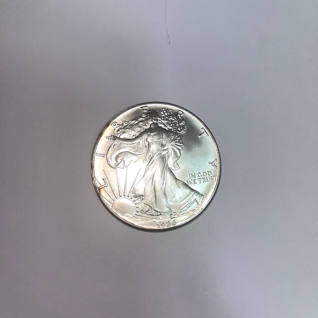 アメリカ イーグル銀貨 1986年