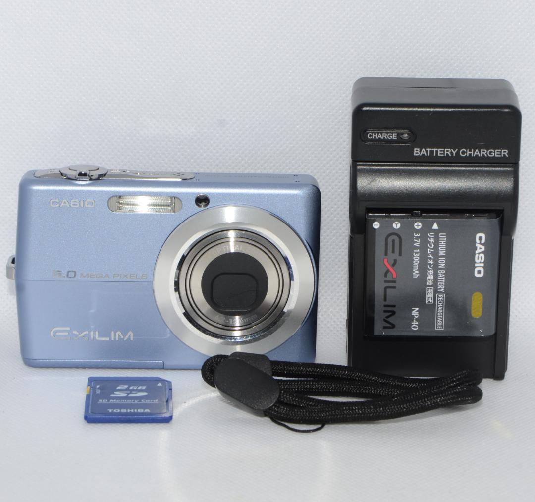 CASIO EXILIM EX-Z600 ブルー (動作確認済) - メルカリ
