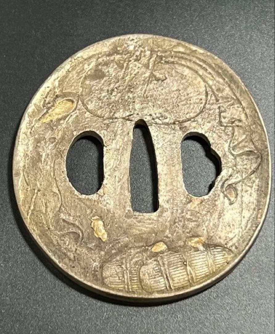 極上 刀鍔 象嵌。BL2-79