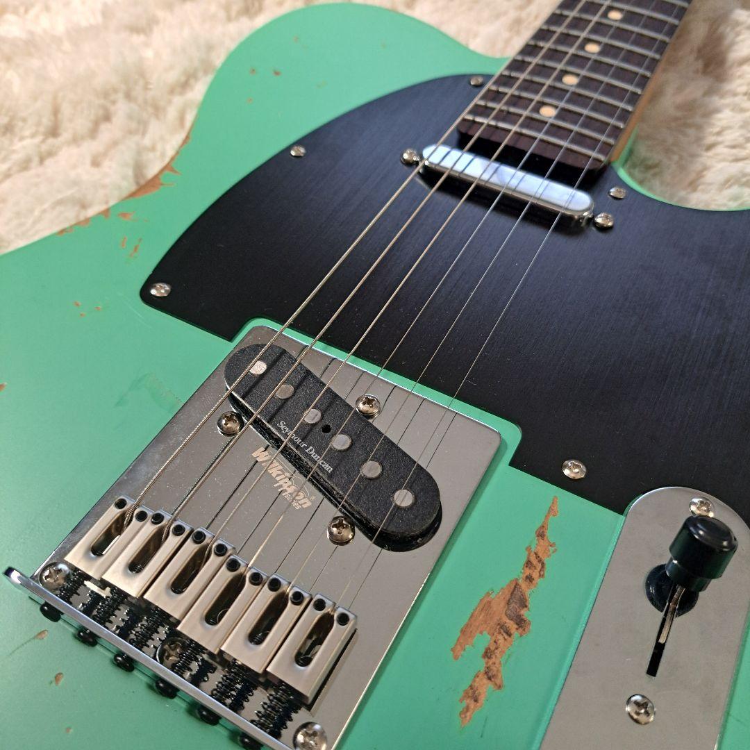 工房製作レリックテレキャスター　Seymour Duncan AlnicoⅡ搭載