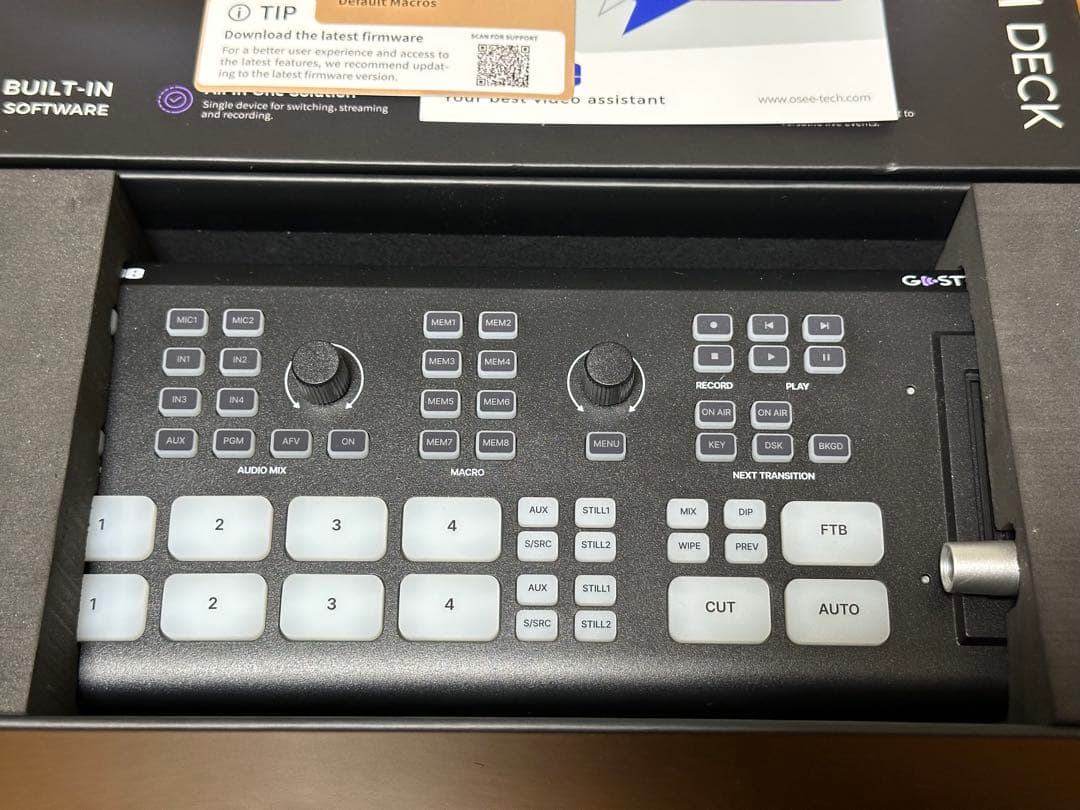 OSEE GoStream Deck 映像スイッチャー