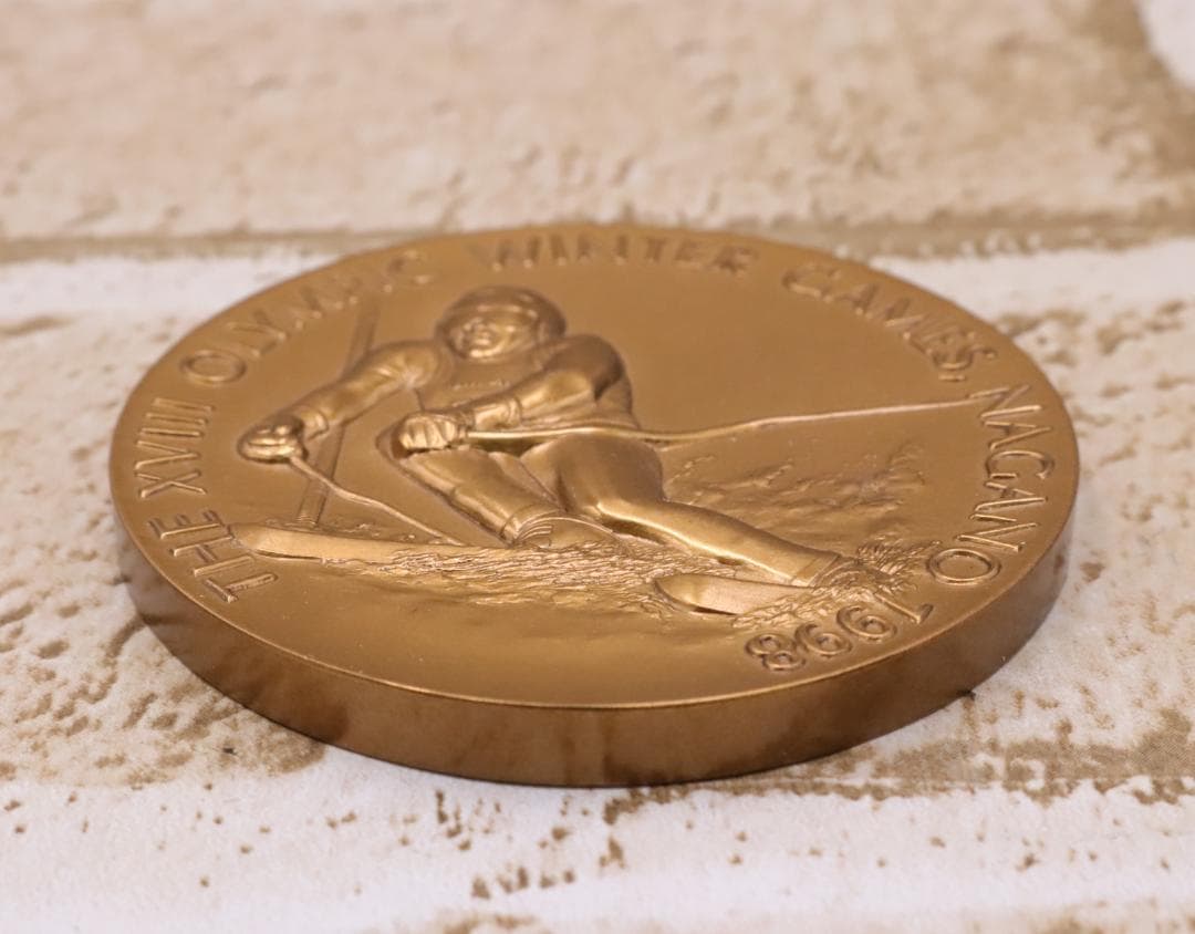 ◇長野オリンピック 公式記念メダル 第2次発行 純銀 ブロンズ